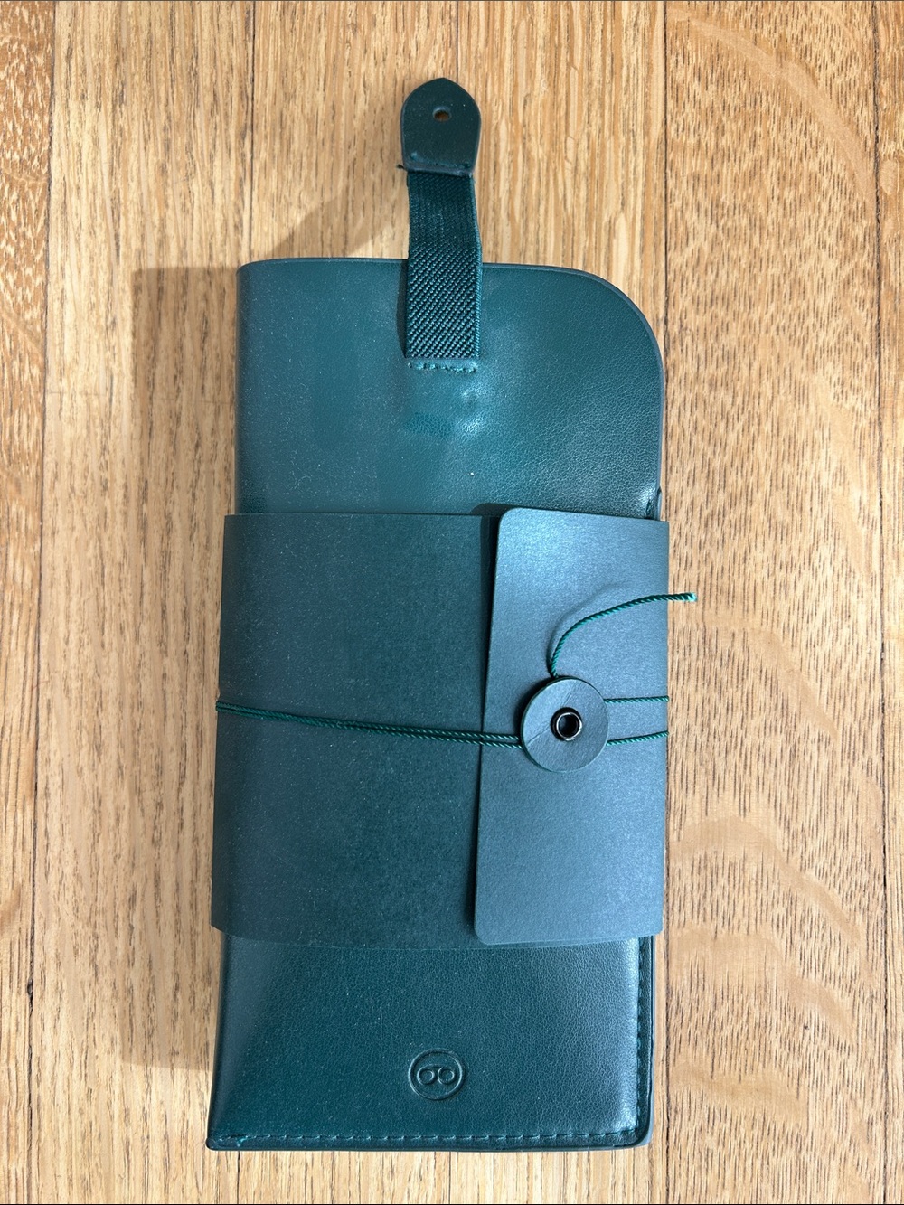 AHLEM Leather Eyewear Case in Deep Green NWOT - Picture 2 of 4